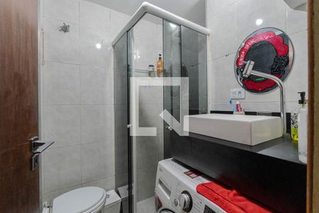 Banheiro de kitnet/studio à venda com 1 quarto, 34m² em Consolação, São Paulo