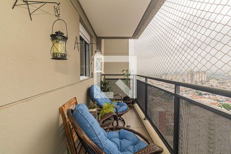 Varanda da Sala de apartamento à venda com 2 quartos, 61m² em Vila Guilherme, São Paulo