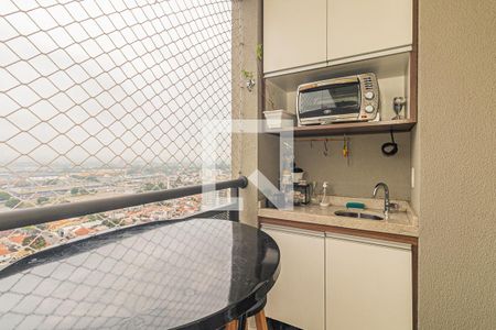 Varanda da Sala de apartamento à venda com 2 quartos, 61m² em Vila Guilherme, São Paulo