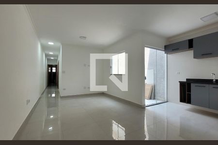 Sala de apartamento para alugar com 3 quartos, 86m² em Vila Eldizia, Santo André