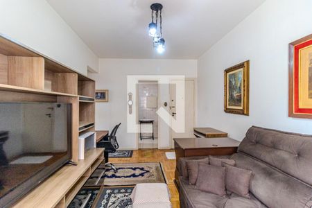 Sala de apartamento para alugar com 1 quarto, 49m² em Higienópolis, São Paulo