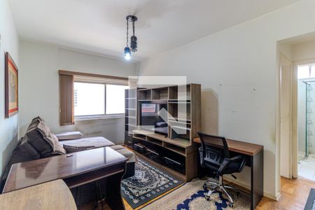 Sala de apartamento para alugar com 1 quarto, 49m² em Higienópolis, São Paulo