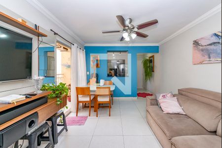 Sala de apartamento à venda com 2 quartos, 56m² em João Pinheiro, Belo Horizonte