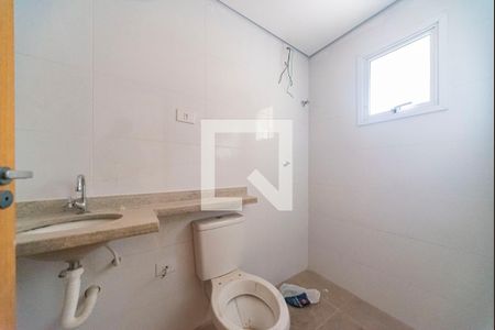 Banheiro Social de apartamento à venda com 2 quartos, 54m² em Silveira, Santo André