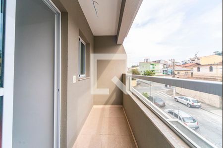 Varanda da Sala de apartamento à venda com 2 quartos, 54m² em Silveira, Santo André