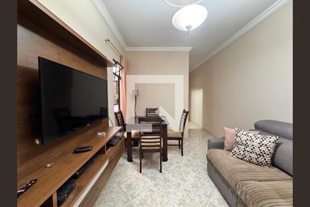 Sala de apartamento à venda com 2 quartos, 66m² em Vila Valparaíso, Santo André