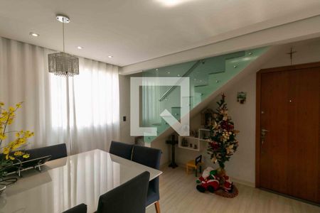 Sala de Jantar de apartamento à venda com 3 quartos, 130m² em Santa Amelia, Belo Horizonte