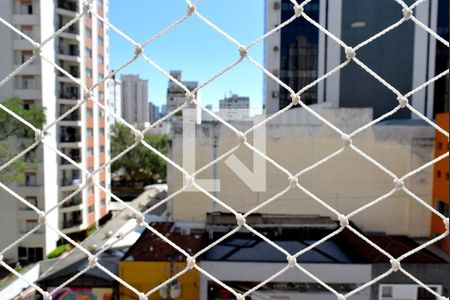 Vista da varanda de apartamento à venda com 1 quarto, 55m² em Pinheiros, São Paulo