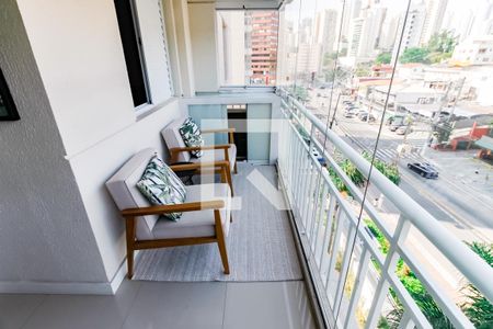 Varanda da Sala de apartamento para alugar com 3 quartos, 96m² em Morumbi, São Paulo