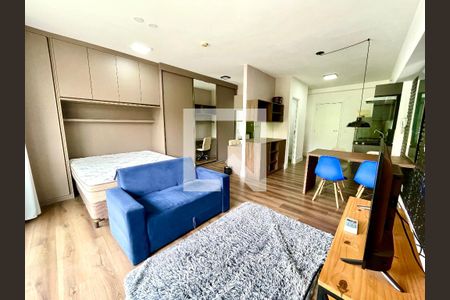 Sala de apartamento à venda com 1 quarto, 45m² em Vila Argos Velha, Jundiaí