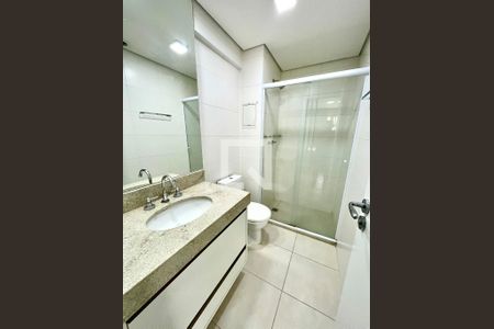 Banheiro da Suíte de apartamento à venda com 1 quarto, 45m² em Vila Argos Velha, Jundiaí