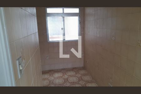 Corredor da cozinha para o banheiro e quarto de apartamento para alugar com 1 quarto, 45m² em Canto do Forte, Praia Grande