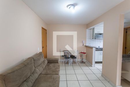 Sala de apartamento para alugar com 1 quarto, 60m² em Buritis, Belo Horizonte