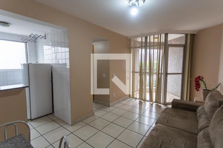 Sala de apartamento para alugar com 1 quarto, 60m² em Buritis, Belo Horizonte