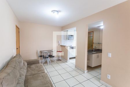 Sala de apartamento para alugar com 1 quarto, 60m² em Buritis, Belo Horizonte