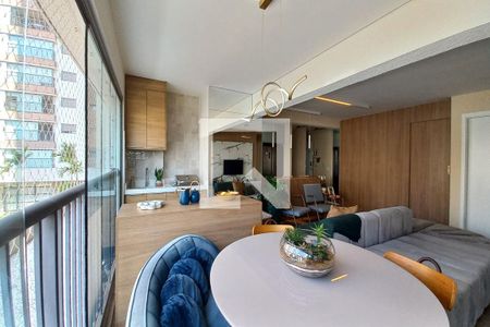 Varanda da Sala de apartamento para alugar com 2 quartos, 82m² em Jardim Brasil, Campinas