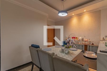 Sala de Jantar de casa à venda com 3 quartos, 144m² em Serrano, Belo Horizonte