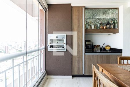 Varanda da Sala de apartamento à venda com 2 quartos, 58m² em Vila Gumercindo, São Paulo