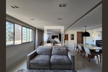 Sala de apartamento à venda com 4 quartos, 160m² em São Pedro, Belo Horizonte