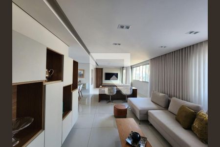 Sala de apartamento à venda com 4 quartos, 160m² em São Pedro, Belo Horizonte