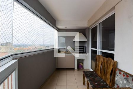 Varanda da Sala de apartamento à venda com 3 quartos, 82m² em Gopouva, Guarulhos