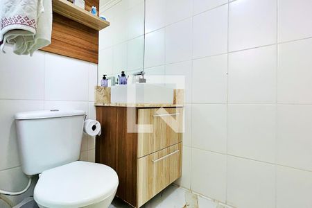 Banheiro da Suíte de apartamento à venda com 3 quartos, 62m² em Jardim Bela Vista, Guarulhos