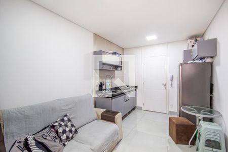 Sala e Cozinha de apartamento à venda com 1 quarto, 32m² em Centro, Osasco