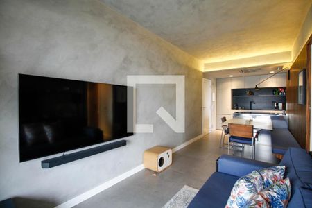 Sala de Estar de apartamento à venda com 2 quartos, 60m² em Vila Madalena, São Paulo