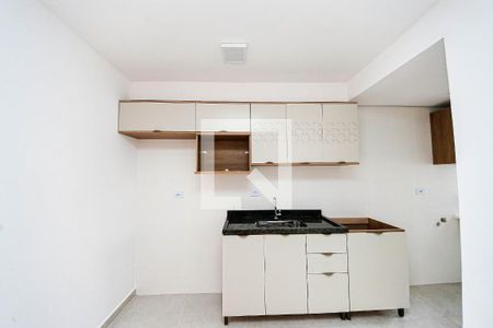 Sala/Cozinha de apartamento à venda com 1 quarto, 27m² em Vila Darli, São Paulo