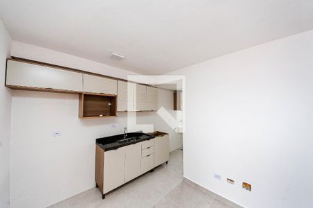 Sala/Cozinha de apartamento à venda com 1 quarto, 27m² em Vila Darli, São Paulo