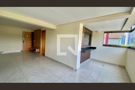 Sala de apartamento para alugar com 3 quartos, 117m² em Barro Preto, Belo Horizonte