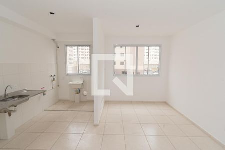 Sala de apartamento para alugar com 2 quartos, 53m² em Jk, Contagem