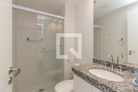 Banheiro de kitnet/studio à venda com 1 quarto, 26m² em Campos Elíseos, São Paulo