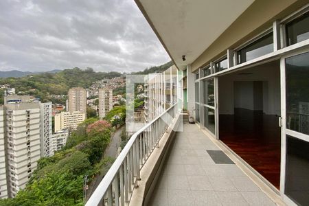 Varanda de apartamento para alugar com 4 quartos, 190m² em Laranjeiras, Rio de Janeiro