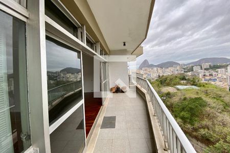 Varanda de apartamento para alugar com 4 quartos, 190m² em Laranjeiras, Rio de Janeiro