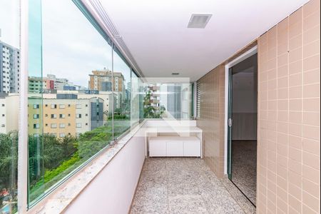 Varanda da Suíte de apartamento para alugar com 4 quartos, 160m² em Buritis, Belo Horizonte