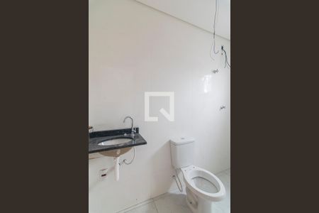 Banheiro da Suite de apartamento à venda com 2 quartos, 59m² em Parque Oratório, Santo André