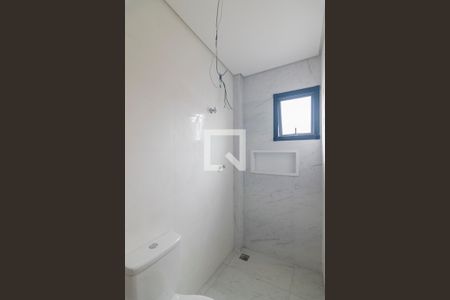 Banheiro da Suite de apartamento à venda com 2 quartos, 59m² em Parque Oratório, Santo André