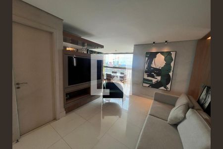 Sala de apartamento para alugar com 1 quarto, 53m² em Vila da Serra, Nova Lima