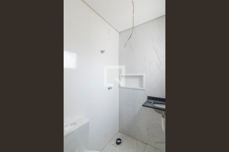 Banheiro da Suite de apartamento à venda com 2 quartos, 81m² em Parque Oratório, Santo André