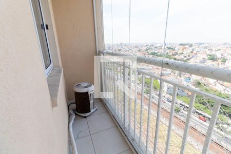 Varanda da Sala de apartamento para alugar com 1 quarto, 30m² em Vila Ré, São Paulo