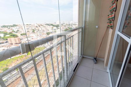 Varanda da Sala de apartamento para alugar com 1 quarto, 30m² em Vila Ré, São Paulo