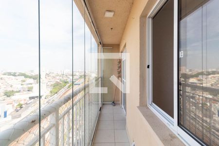 Varanda da Sala de apartamento para alugar com 1 quarto, 30m² em Vila Ré, São Paulo