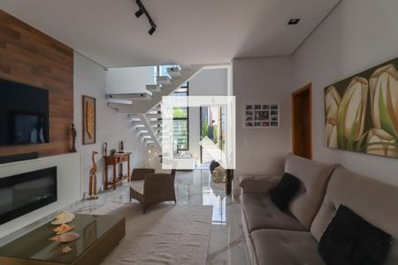 Sala de casa de condomínio à venda com 3 quartos, 220m² em Jardim Ermida I, Jundiaí