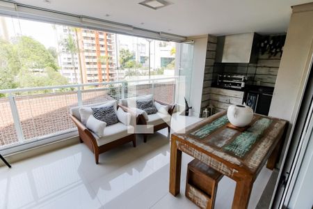 Varanda gourmet de apartamento para alugar com 2 quartos, 109m² em Vila Andrade, São Paulo