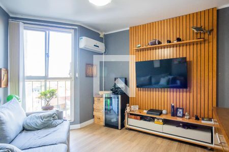 Sala de apartamento à venda com 2 quartos, 60m² em Cristal, Porto Alegre