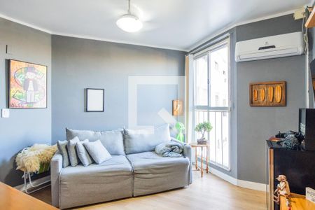 Sala de apartamento à venda com 2 quartos, 60m² em Cristal, Porto Alegre