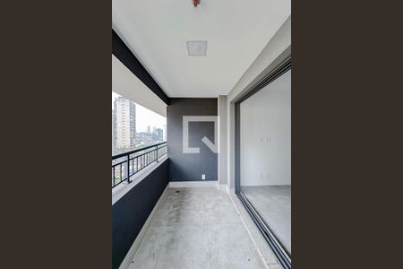 Varanda da Sala/Quarto de kitnet/studio à venda com 1 quarto, 29m² em Chácara Klabin, São Paulo