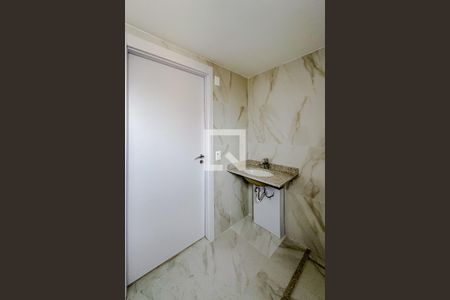 Banheiro de kitnet/studio à venda com 1 quarto, 29m² em Chácara Klabin, São Paulo