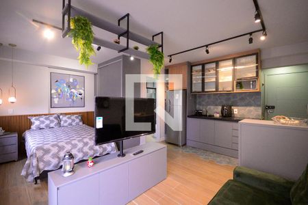 Sala/Cozinha  de apartamento à venda com 1 quarto, 33m² em Vila Nair, São Paulo